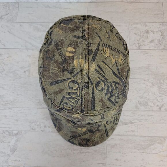 Girls With Guns Camo Strapback Cap Army Cadet Hat Green Brown Embroidered - Picture 6 of 9